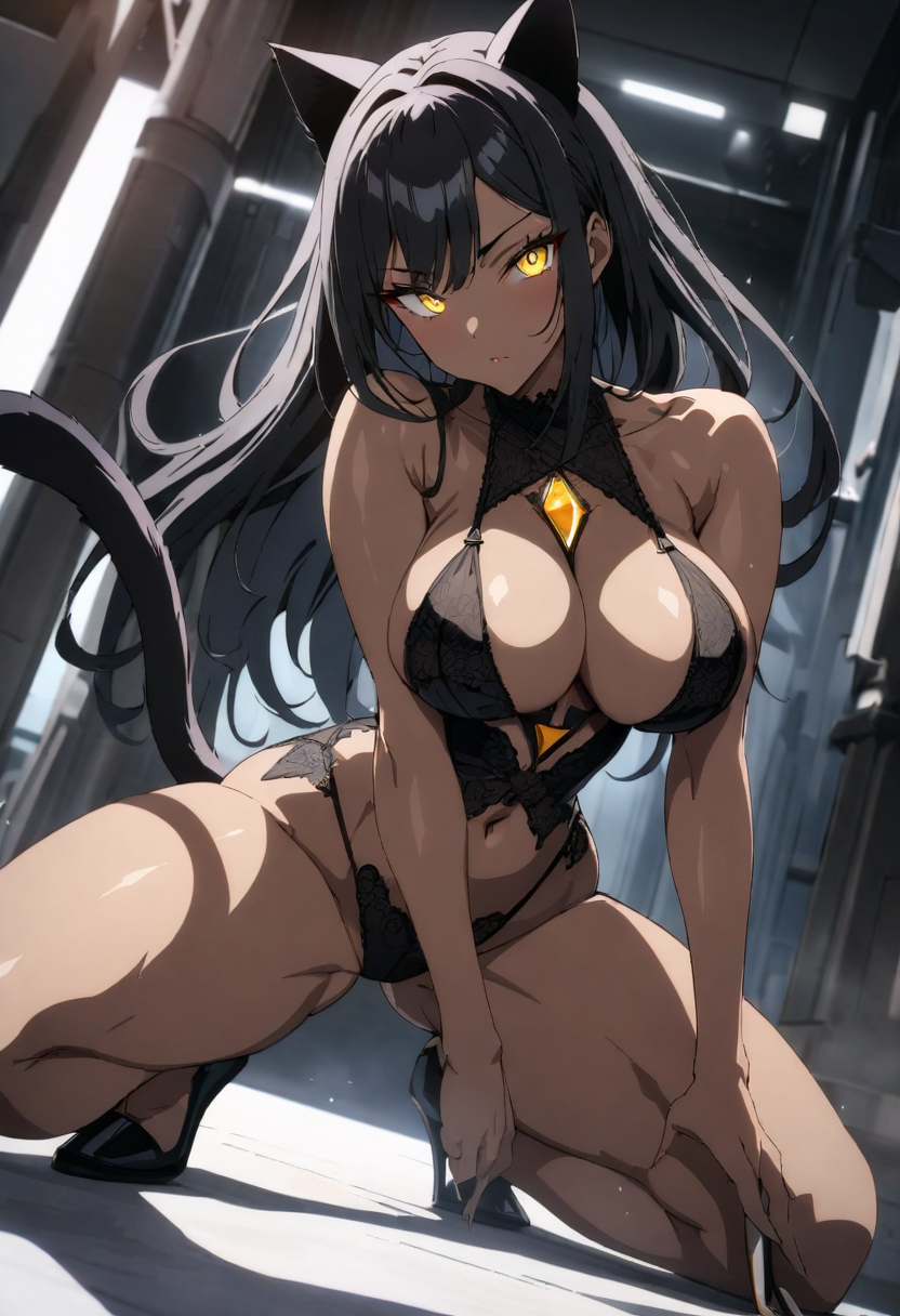 Obsidian Paws anime art adult