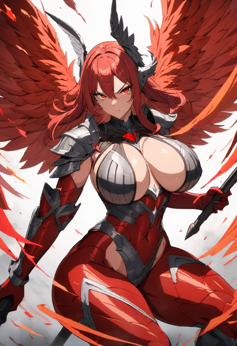 Crimson Valkyrie anime art adult