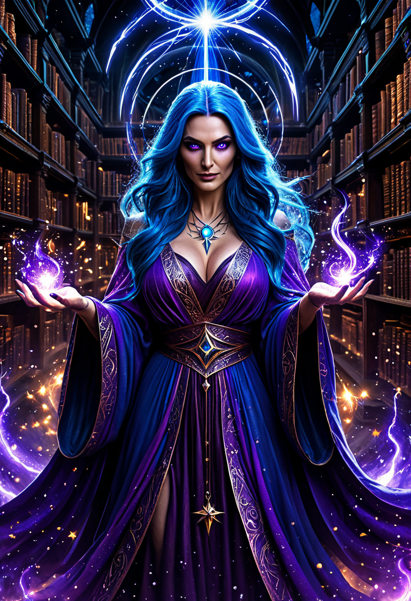 Lyria The Sorceress anime art adult 21+