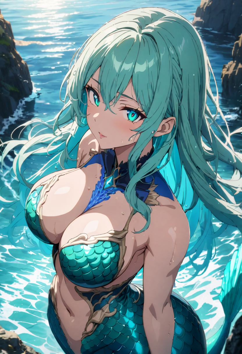 Sea Siren anime art adult