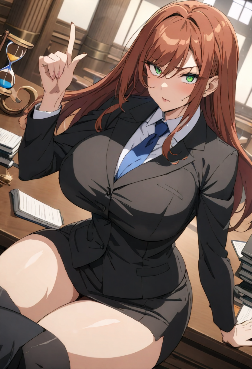Lawyer Mira anime art adult 21+
