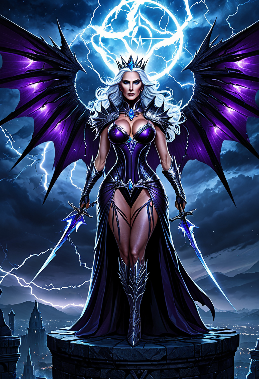 Night Queen Vex anime art adult 21+