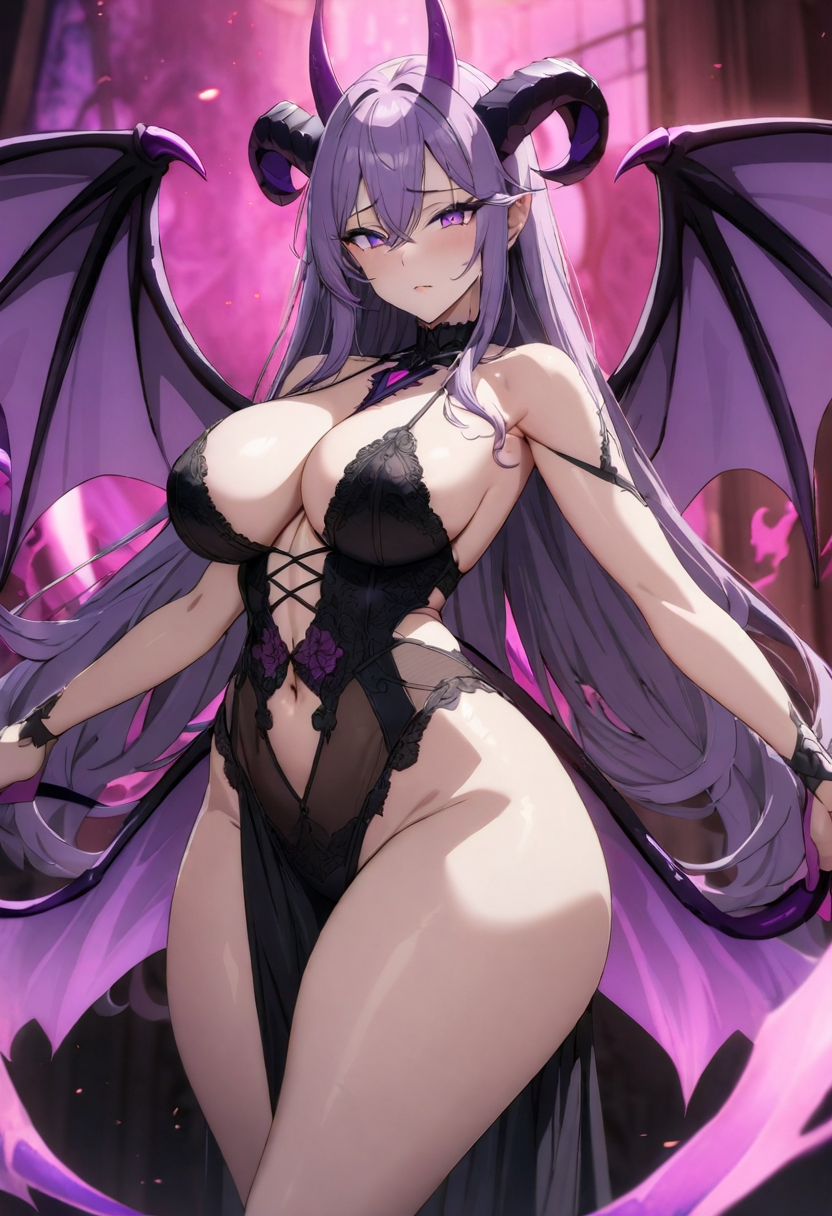 Violet Temptress anime art adult