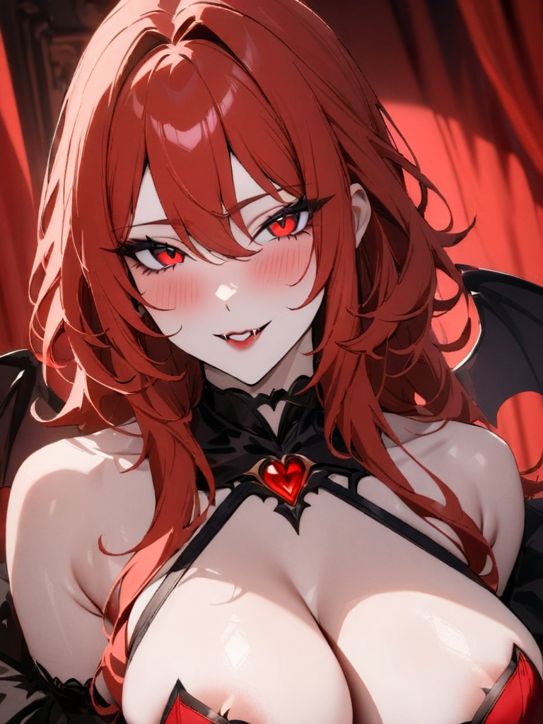Crimson Lenore anime art adult 21+
