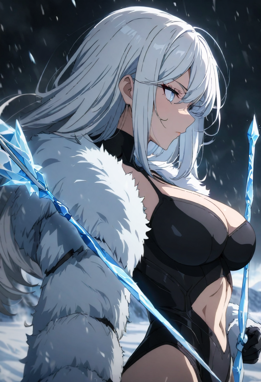 Arctic Hunter Frey anime art adult 21+
