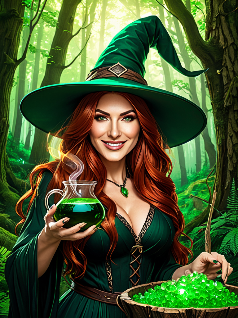 Witch Girls anime art adult 21+
