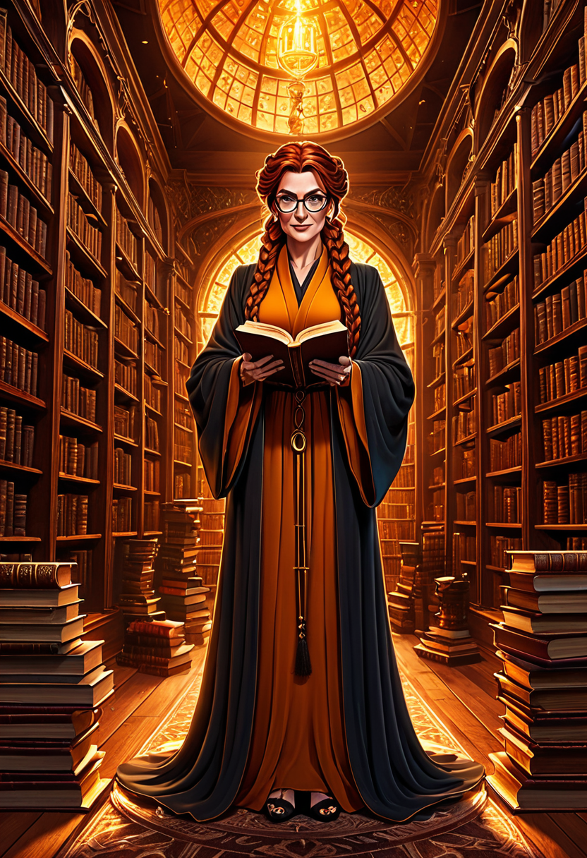 Hex The Scholar anime art adult 21+